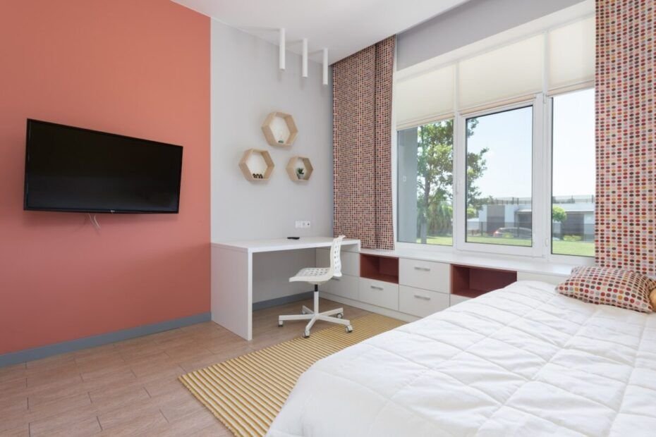 Decoración con color coral