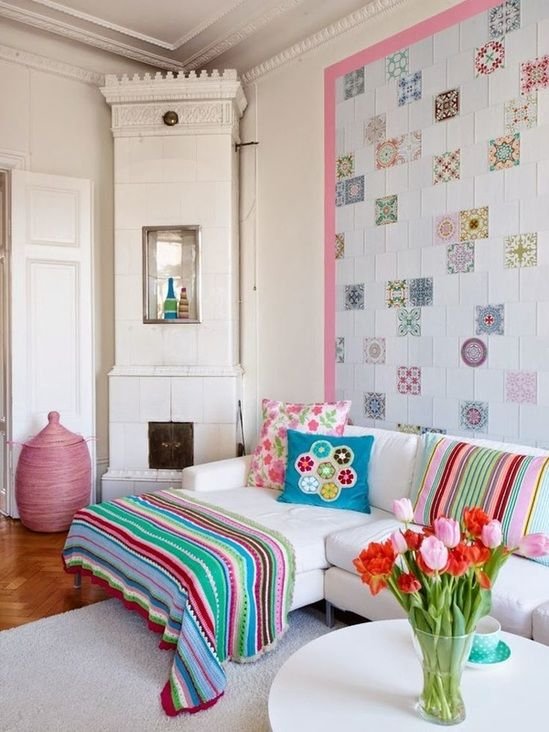 Cojines personalizados con ganchillo Decorar la pared con crochet