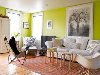 Decorar con taburetes Salón de una estilista