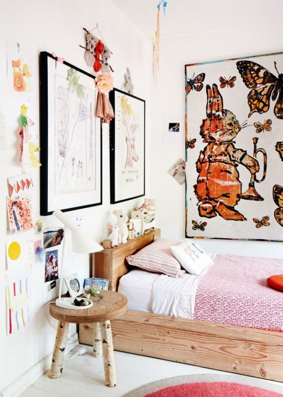 Habitación infantil rústica