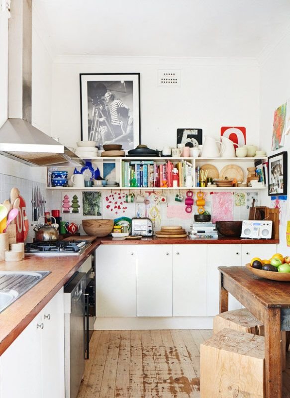 Una cocina preciosa y real