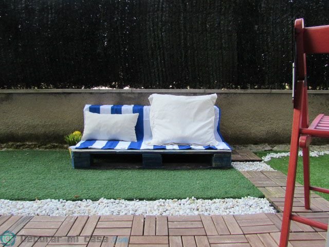 Decorar con palets el jardín