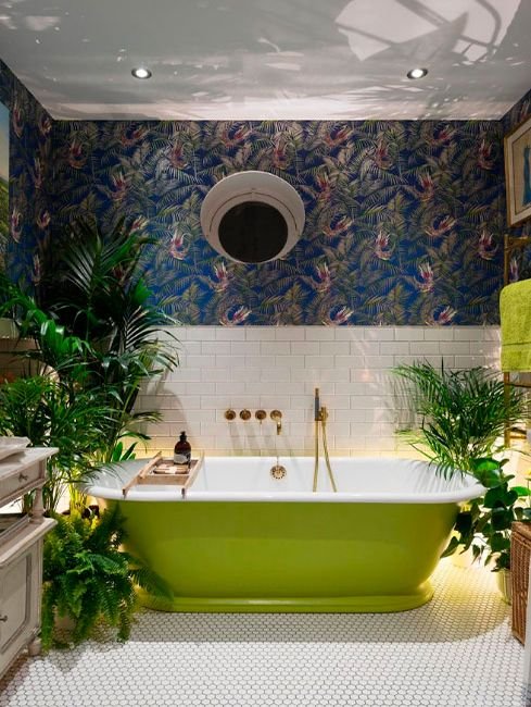 Baños con estilo tropical Decorar con estilo tropical