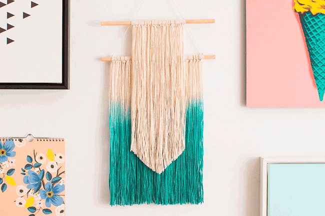 Decorar con arte textil