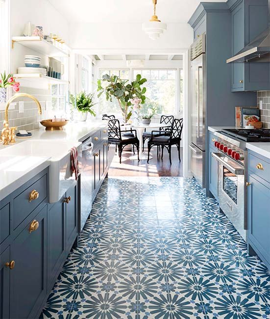 decorar con baldosas hidráulicas