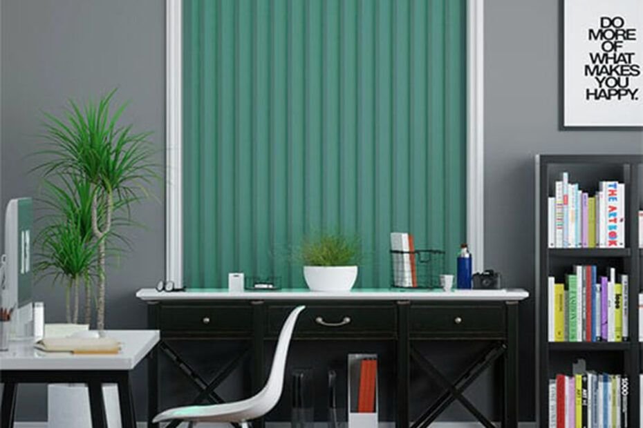 Decorar con cortinas verticales