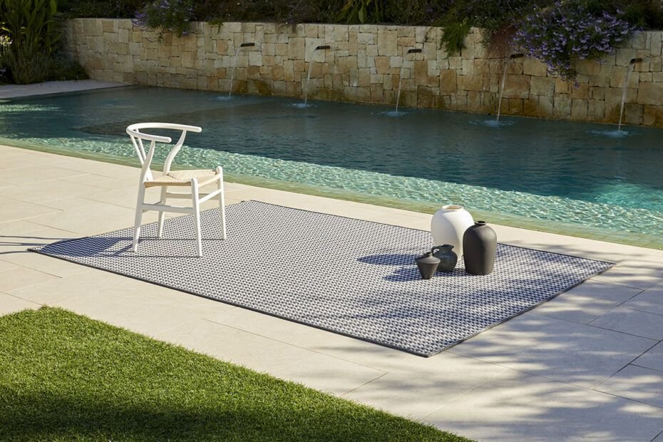 Alfombras recicladas para el jardín