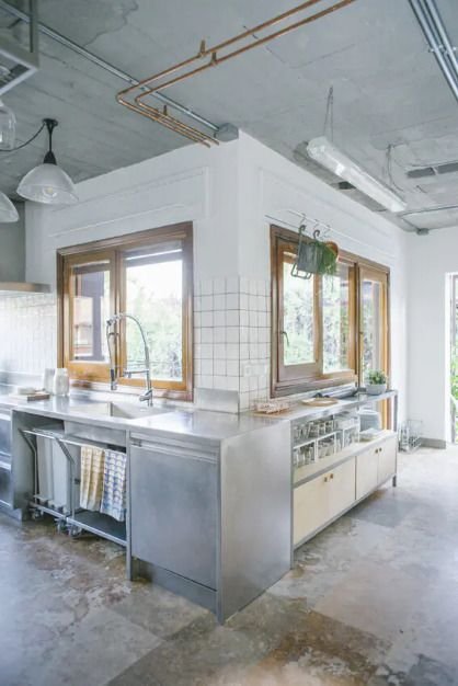 Cocina estilo industrial