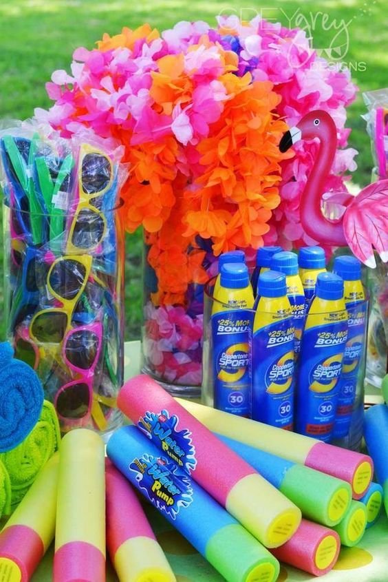 Set para la piscina