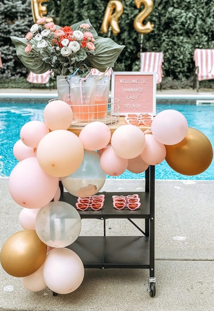 Decoración de pool party