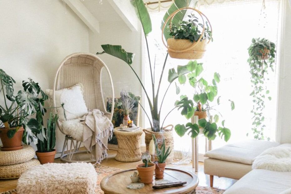 Estilo boho decoración