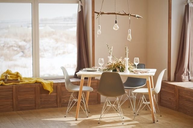 Decorar el salón con madera