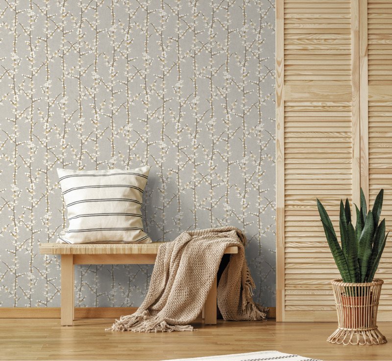 Papel pintado floral