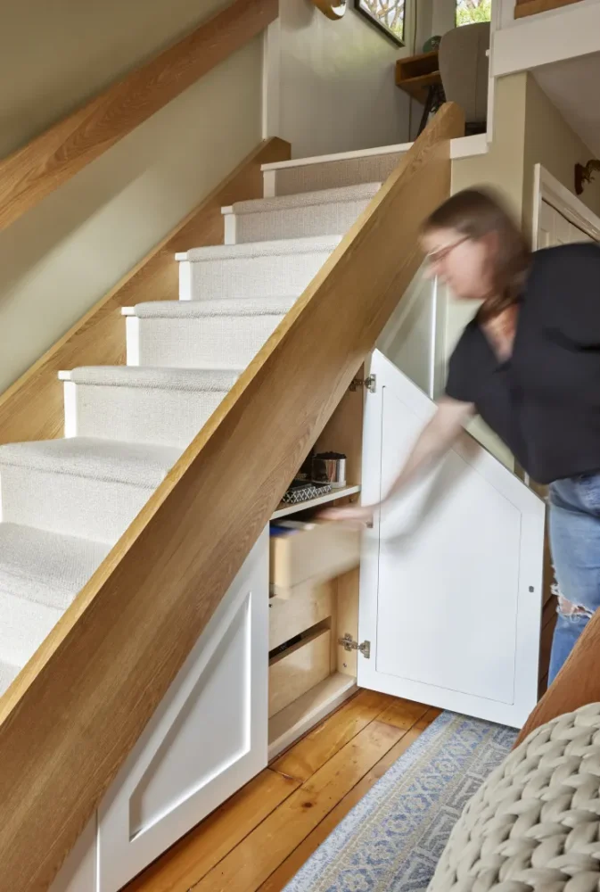 como aprovechar el hueco de la escalera